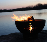 Navigator Gas Fire Pit 24 Inch Tall x 36 Inch Wide by Fire Pit Art - Navigator