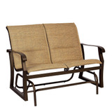 Cortland 46 Inch Padded Sling Gliding Love Seat by Woodard - 420573