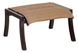 Cortland 25.5 Inch Padded Sling Ottoman by Woodard - 42H586
