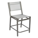 Palm Coast 40.25 Inch Sling Counter Stool without Arms by Woodard - 570861