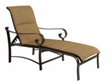 Belden 75 Inch Padded Sling Adjustable Chaise Lounge by Woodard - 62H570