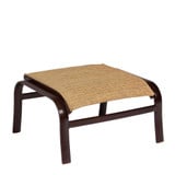 Belden 25.75 Inch Padded Sling Ottoman by Woodard - 62H586