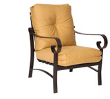 Belden 34.25 Inch Cushion Stationary Lounge Chair by Woodard - 690406M