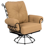 Terrace 43 Inch Swivel Rocking Lounge Chair by Woodard - 790077
