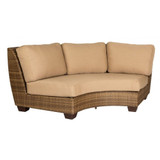 Saddleback 88 Inch Curved Sectional Unit by Woodard - S523071