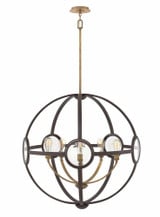 Fulham 5 Light Large Chandelier by Hinkley - 3925