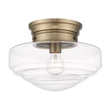 Blackbird Elms 1 Light 12 Inch Wide Semi Flush Mount by Bailey Street Home - 170-BEL-4561170
