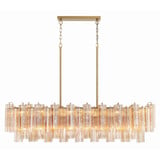 Addis 14 Light Oversized Linear Chandelier by Crystorama - ADD-317