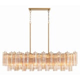 Addis 14 Light Oversized Linear Chandelier by Crystorama - ADD-317