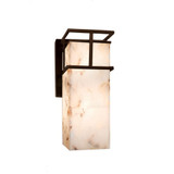 Alabaster Rocks Structure Outdoor Wall Mount 14 Inch Tall by Justice Design - ALR-8644W