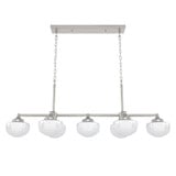 Saddle Creek 7 Light Oversized Linear Chandelier by Hunter SCLCH7