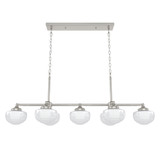 Saddle Creek 7 Light Oversized Linear Chandelier by Hunter SCLCH7 - SCLCH7