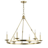 Stirling Isaf 6 Light Oversized Chandelier by Bailey Street Home - 116-BEL-2972609