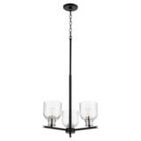 Monarch 3 Light Small Chandelier by Quorum - 610-3-6965