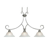John Edge 3 Light Oversized Linear Island Chandelier by Bailey Street Home - 170-BEL-4159748