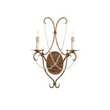 Crystal Lights 2 Light Wall Sconce by Currey Company - 598-2WS