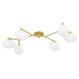Swinford Leys 6 Light 41 Inch Wide Flush Mount by Bailey Street Home - 116-BEL-4442024