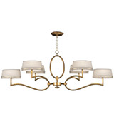 Allegretto 6 Light Oversized Oval Chandelier by Fine Art - 780040