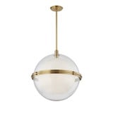 Poplar Pleasant 1 Light Large Pendant 22 Inch Tall by Bailey Street Home - 116-BEL-3827241