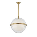 Poplar Pleasant 1 Light Large Pendant 22 Inch Tall by Bailey Street Home - 116-BEL-3827241