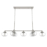 Saddle Creek 7 Light Oversized Linear Chandelier by Hunter SC7194LC - SC7_194_LC