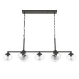 Saddle Creek 7 Light Oversized Linear Chandelier by Hunter SC7194LC - SC7_194_LC