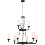 Vetivene 9 Light Oversized 2 Tier Chandelier by Kichler - 52452