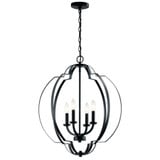 Steeple Point 4 Light Large Chandelier by Bailey Street Home - 147-BEL-3329931