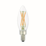 4W E12 Candelabra Base B10 Torpedo Filament LED Lamp (Pack of 10) by Livex  - 920411X10