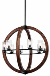 Victory Square 8 Light Large Chandelier by Bailey Street Home - 147-BEL-1044880