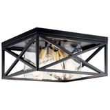 Kirkland Brow 4 Light 16 Inch Wide Flush Mount by Bailey Street Home - 147-BEL-4435951