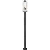 Sana 3 Light Outdoor Post Mount 100.25 x 9 In by Z-Lite - 592PHBR-567P-BK