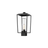 Sheridan 1 Light Outdoor Post Mounted Fixture 17.25 x 8 by Z-Lite - 594PHMS-BK