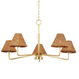 Issa 5 Light Oversized Chandelier by Mitzi - H704805-AGB