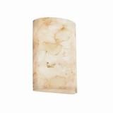 Alabaster Rocks ADA Cylinder Wall Sconce 12.5 Inch Tall by Justice Design - ALR-8858