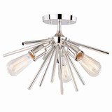 Estelle 3 Light 22 Inch Wide Semi Flush Mount by Vaxcel - C0163