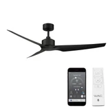 Stella 3 Blade Smart Ceiling Fan with Remote Control 60 Inch Wide by WAC  - F-056-MB