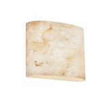 Alabaster Rocks 2 Light Wall Sconce 11.75 Inch Wide by Justice Design - ALR-8855