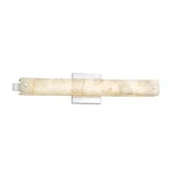 Alabaster Rocks Edge Linear Vanity Light 23 Inch Wide by Justice Design - ALR-8681