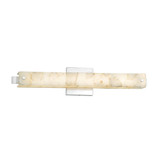 Alabaster Rocks Edge Linear Vanity Light 23 Inch Wide by Justice Design - ALR-8681