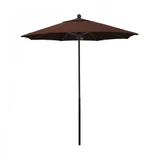 7.5 Foot Fiberglass Manual Lift Round Market Umbrella by CA Umbrella - EFFO758