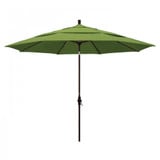 11 Foot Double Vent Crank Lift Round Market Umbrella by CA Umbrella - GSCU118-O