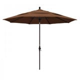 11 Foot Fiberglass Crank Lift Round Market Umbrella by CA Umbrella - GSCUF118