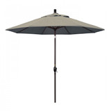 9 Foot Aluminum Crank Lift Round Market Umbrella by CA Umbrella - GSPT908-O