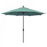 11 Foot Aluminum Crank Round Market Umbrella by CA Umbrella - SDAU118