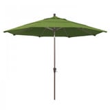11 Foot Aluminum Crank Lift Round Market Umbrella by CA Umbrella - SDAU1189