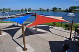 Premium 12 Foot Triangle Commercial Grade Shade Sail by Custom Shade Sails - CSS-12