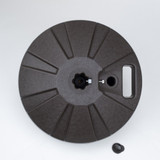 16 Inch Plastic Umbrella Base Fits 1.5 Inch Umbrella Poles by Fiberbuilt - PB16