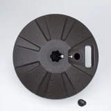 16 Inch Plastic Umbrella Base Fits 1.5 Inch Umbrella Poles by Fiberbuilt - PB16