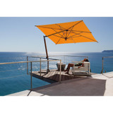 9.5 Foot Aluminum Easy Lift Square Cantilever Umbrella by FIM - C09